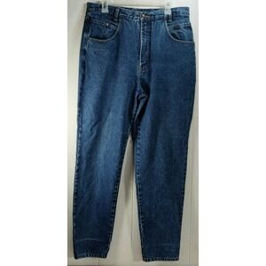 JORDACHE Vintage Tapered Leg High Waisted  Jeans Waist Size 18 Mom